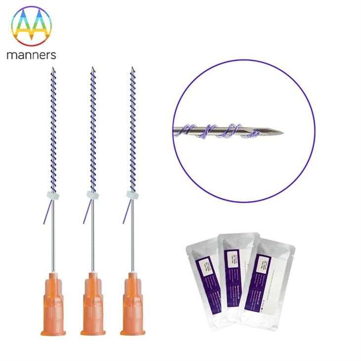 21G 60MM Barbed Cog 4D PDO Thread Needles