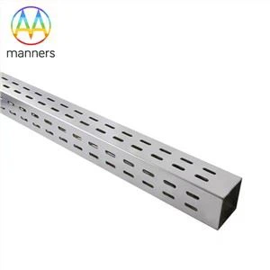 Gilus apdorojimas su Punch Holes Square Aluminium Tube